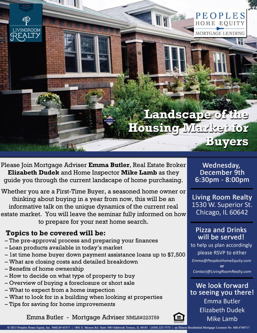 Emma Butler LivingRoom Realty Seminar NOV 2015